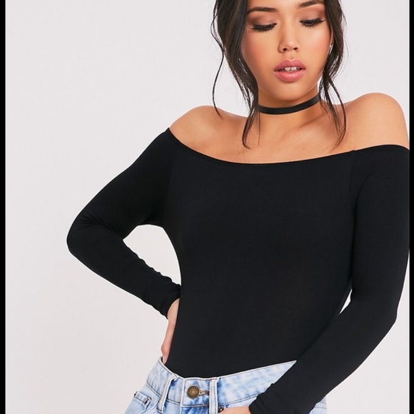 None Other - ✨3/$25 Bodysuit Long sleeve ballerina dance black